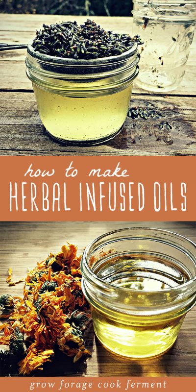 How To Make Infused Herbal Oils