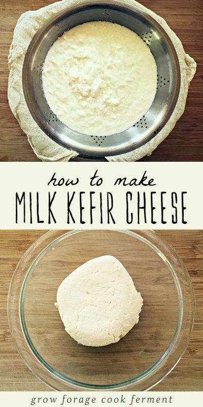 How To Make Milk Kefir Cheese