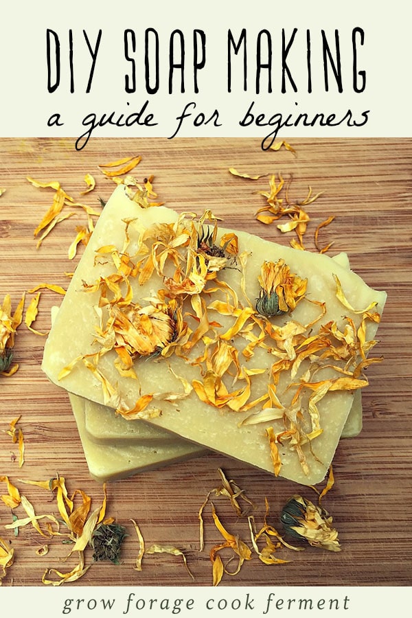 How to Make Soap For Beginners + Calendula Soap Recipe