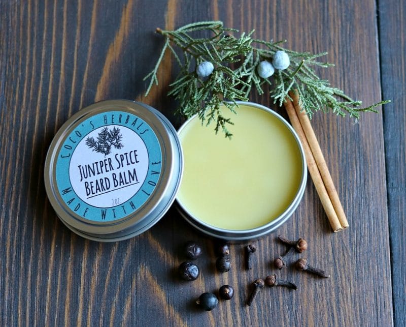 Juniper Spice Beard Balm: Homemade Natural Beard Care