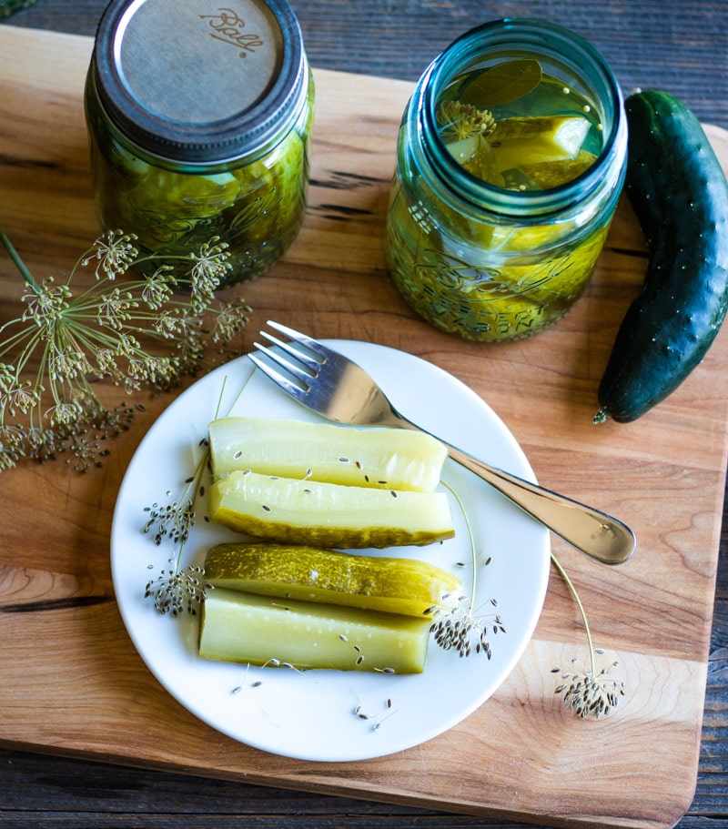 Kosher Dill Pickles Canning Recipe