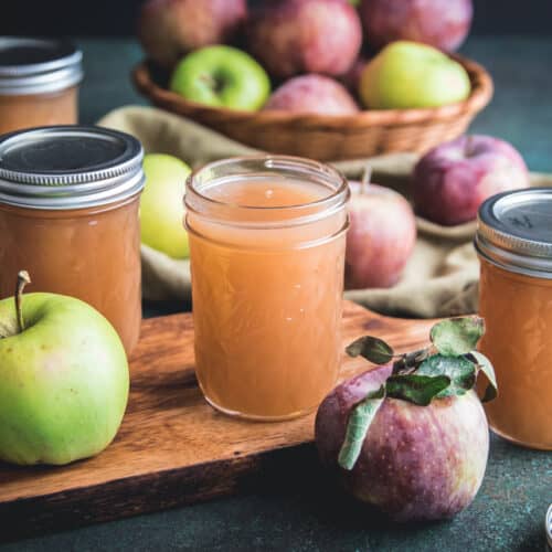 No Sugar Apple Jelly: Canning Recipe (Low Sugar or Honey Option)