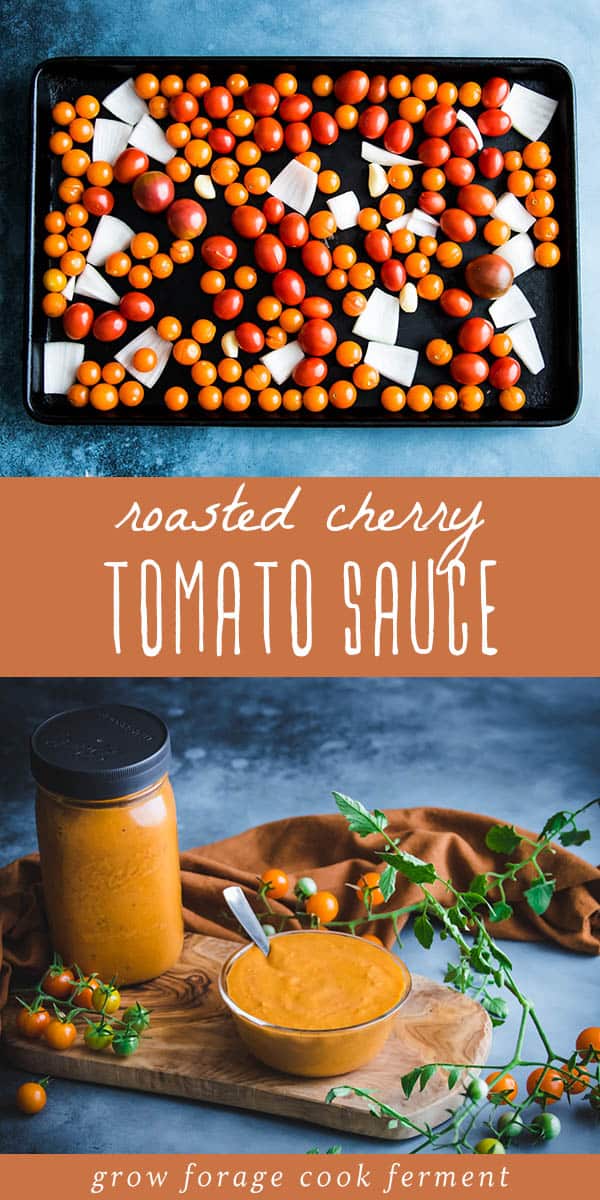 Roasted Cherry Tomato Sauce Quick and Easy Recipe for Summer