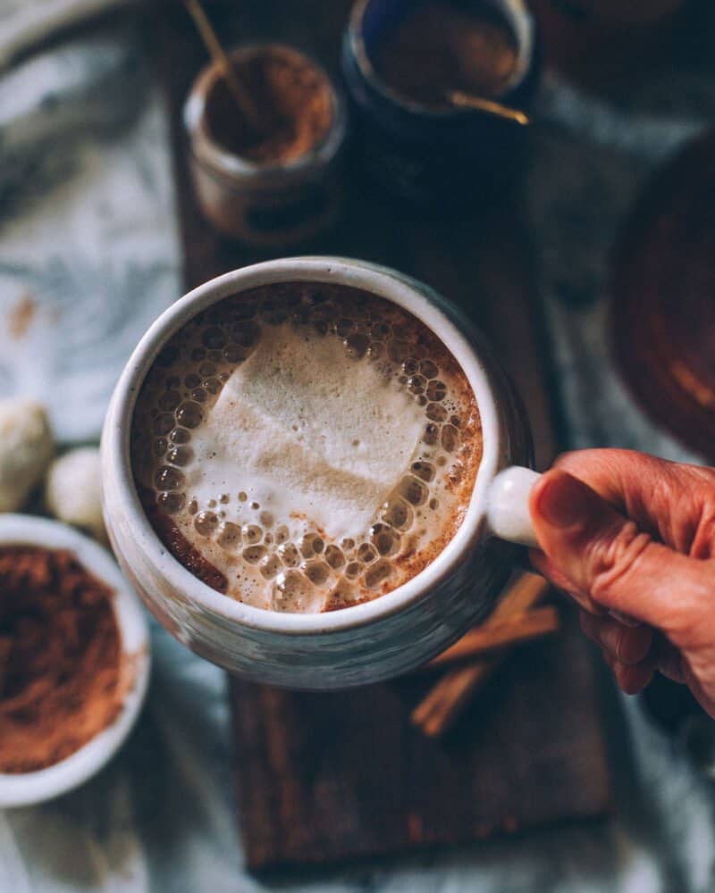 Mushroom Hot Chocolate with Reishi and Lion's Mane