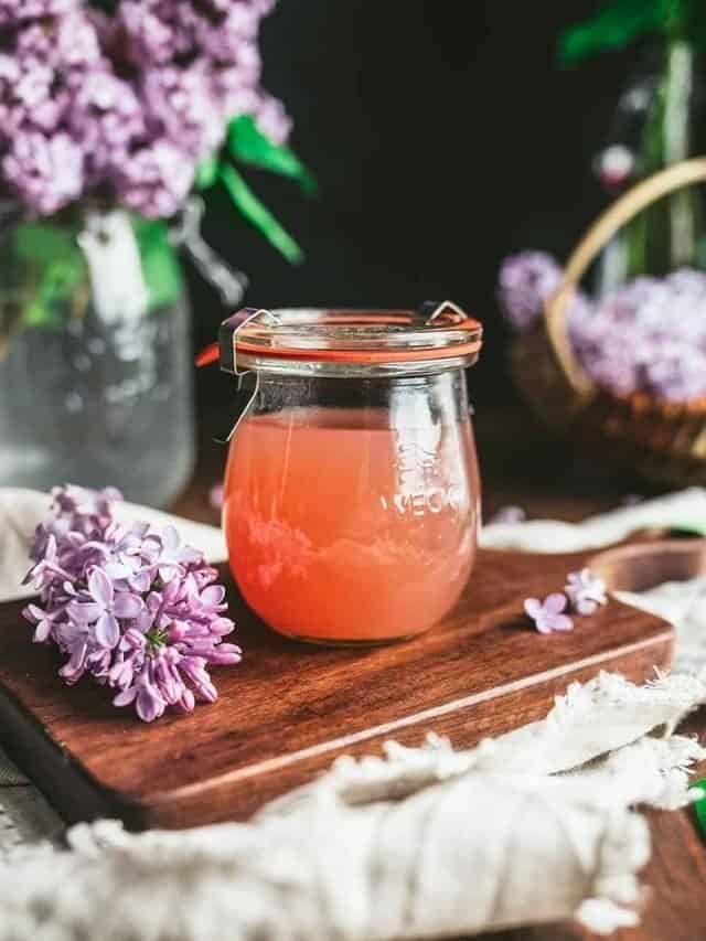 Lilac Jelly: Low Sugar Jelly Recipe Made with Edible Lilac Flowers