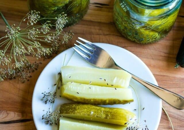 kosher dill pickles canning recipe