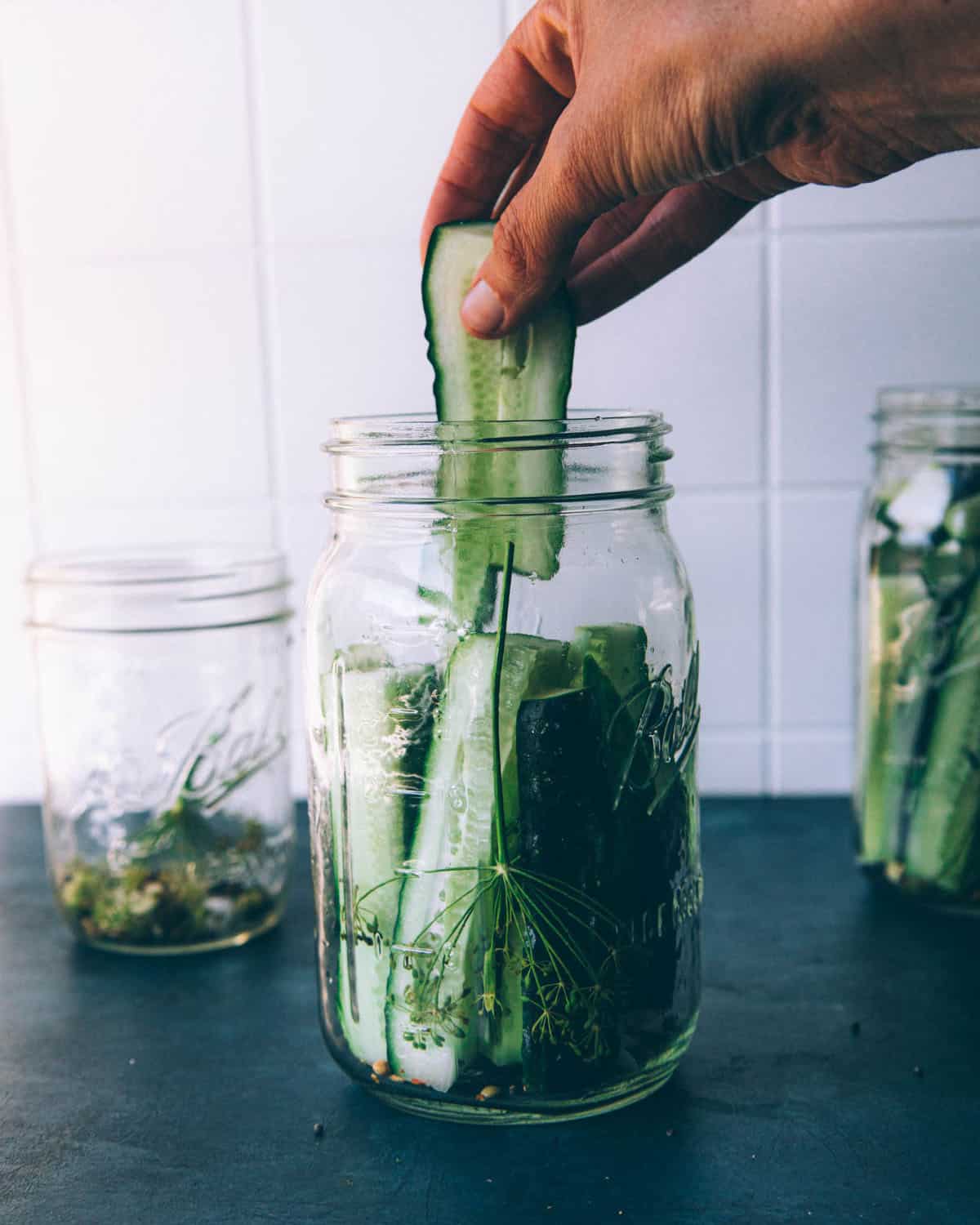 Homemade Fermented Cucumbers (Dill Pickles) - Urban Farm and Kitchen