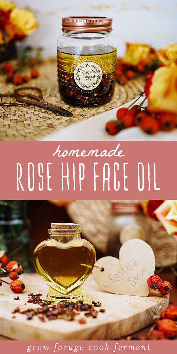 Rose Hip Facial Oil: Homemade Face Serum