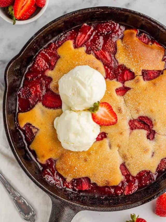 Easy Strawberry Cobbler Recipe