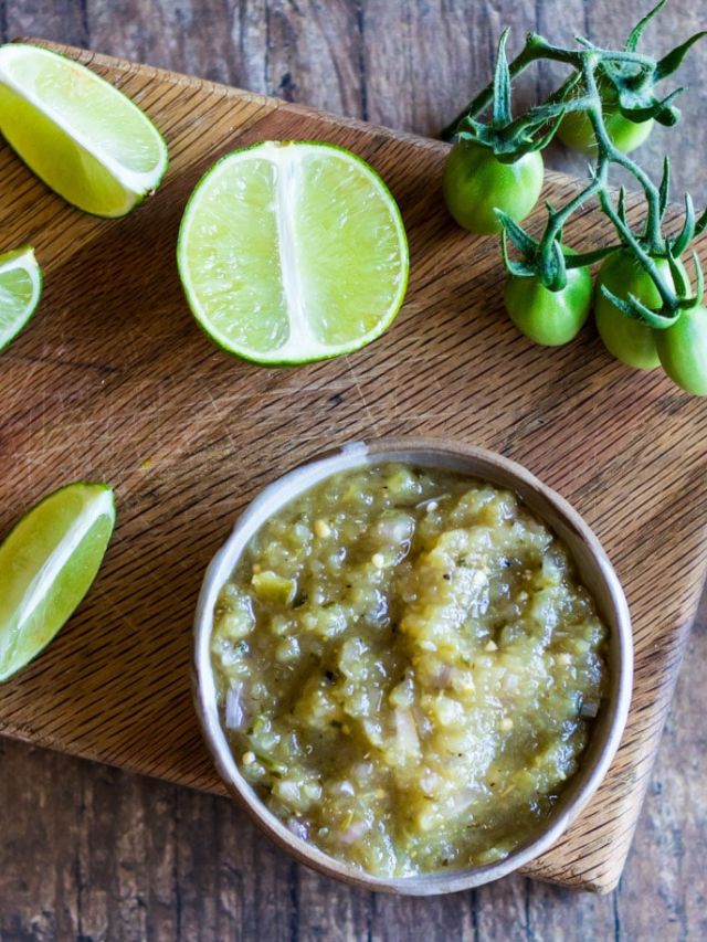 canning green tomato salsa