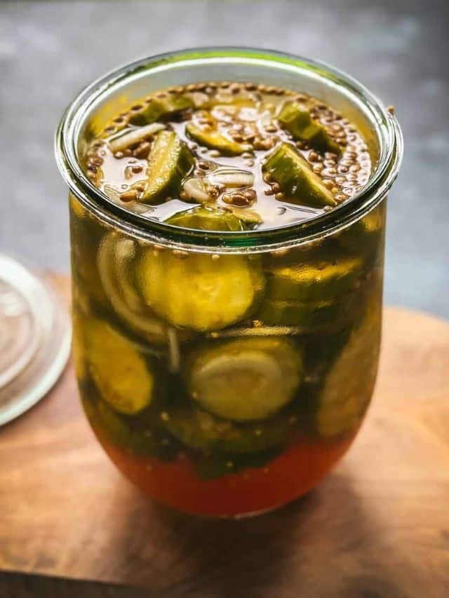 Refrigerator Bread and Butter Pickles