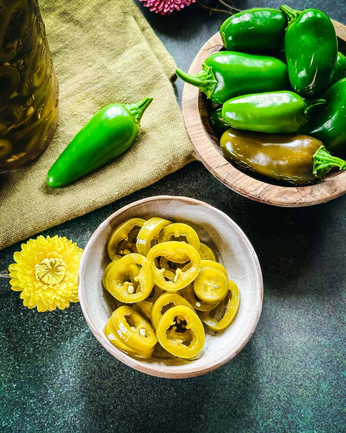 Homemade Quick Pickled Jalapenos (Spicy & Sweet) - Whole Made Living