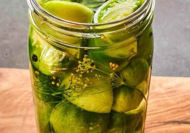 old fashioned pickled green tomatoes recipe