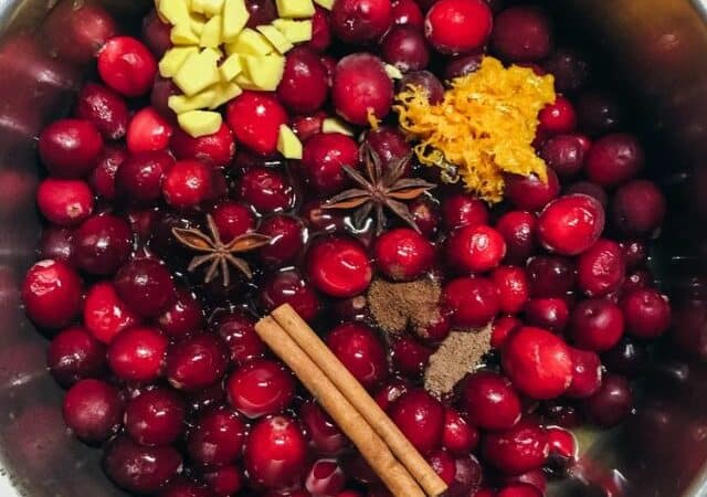 spiced cranberry sauce recipe