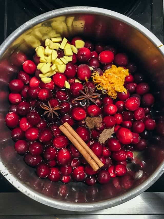 Spiced Cranberry Sauce Recipe