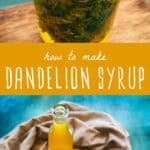 how to make dandelion syrup