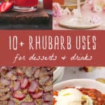 rhubarb uses for food and drinks