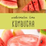 watermelon lime kombucha