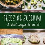 freezing zucchini