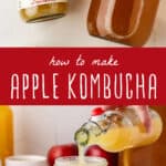 how to make apple kombucha