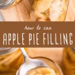 how to can apple pie filling